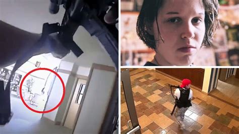 Nashville School Shooting Police Release Bodycam Footage Of Moment Audrey Hale Shot Dead