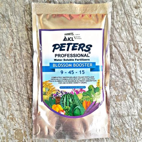 PETERS 9 45 15 100 GRAMS BLOSSOM BOOSTER FOLIAR FERTILIZER By ALLIED