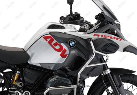 BMW R1200GS LC Adventure New White ADV Tank Sticker Signature Custom