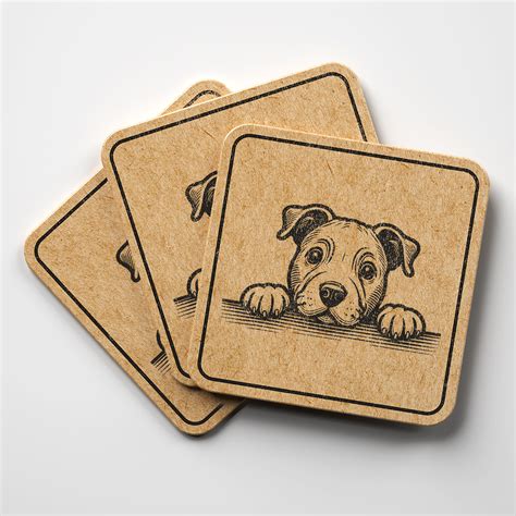 Curious Pitbull Peeking SVG File - For Cricut & Silhouette