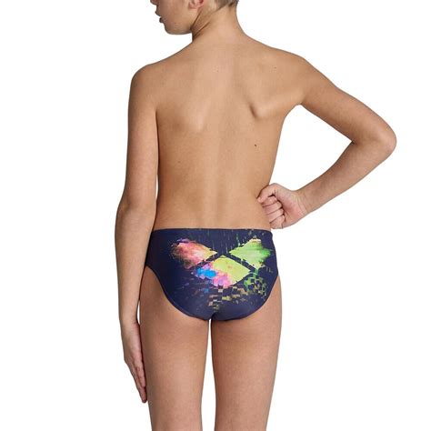 Детски бански за момчета Arena Multi Pixels Swim Brief тъмно сини 8 9 Emag Bg