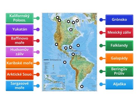 Amerika Labelled Diagram