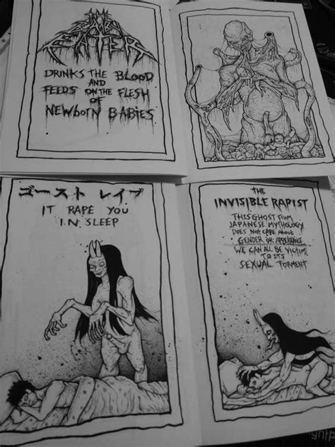 Demons Zine Satanic Art Book Unholy Demonic Illustrations Etsy