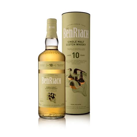 BenRiach 班瑞克十年陳釀三重蒸餾威士忌700毫升 BenRiach Triple Distilled 10YO 700ml 麥芽