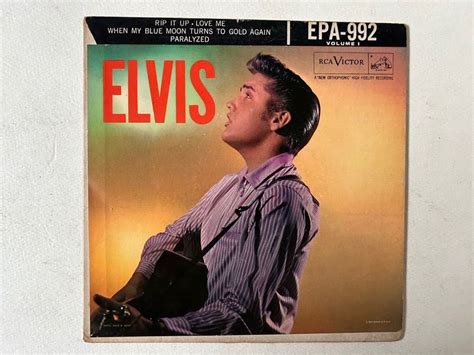 Yahooオークション Elvis Presley 1956 Usoriginal Elvis Volume