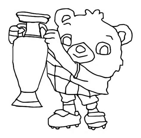 Euro 2024 Mascot coloring page - Download, Print or Color Online for Free