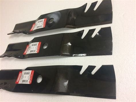 Set 3 Gator Blades Fits John Deere Lx178 And Lx188 W 44 Piranha Mower M121589 Ebay