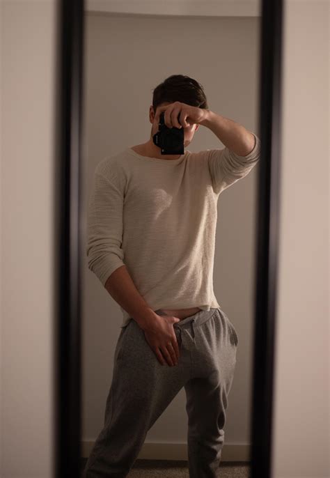 My Big White Cock Outline In My Grey Sweatpants Scrolller