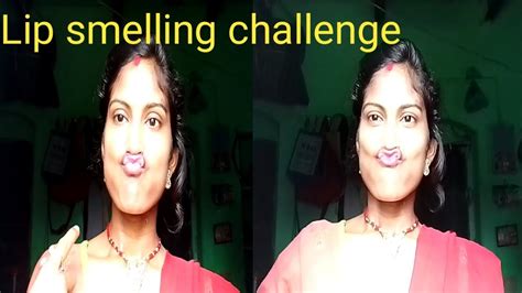 Lip Smelling Challenge With Lipstick Lip Smelling Challenge Video