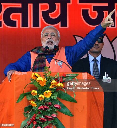 Prime Minister Narendra Modi Addresses An Election Rally In Jharkhand