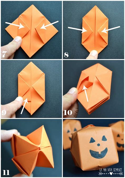 Come Fare La Zucca Origami Di Halloween Mamma Felice Decorazioni