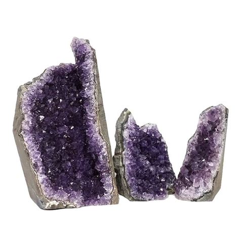 Kg Amethyst Crystal Geode Specimen Set Pieces Dn For Sale