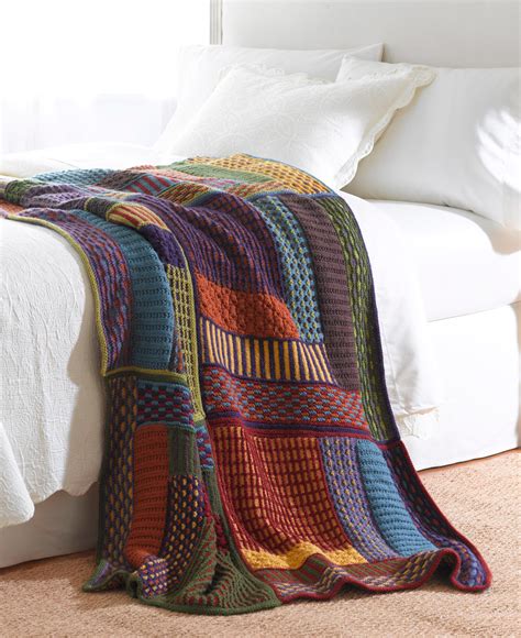 Slip Stitch Sampler Afghan