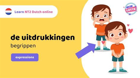 NT2 Les De Uitdrukkingen Begrippen Juf Lotte Learndutch YouTube