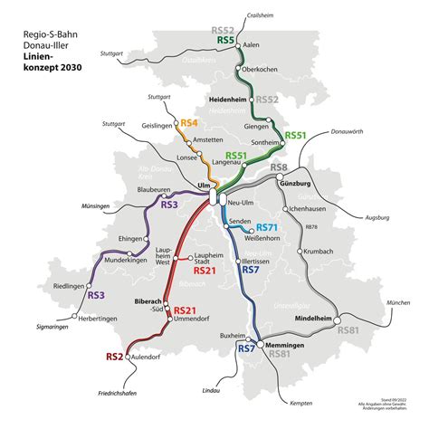 Zukunftsnetzwerk ÖPNV Ausbau der Regio S Bahn Donau Iller