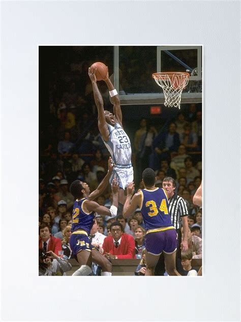 Michael Jordan North Carolina Poster For Sale By Garyttatee Redbubble