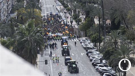 La tractorada de los agricultores este domingo en Córdoba en imágenes