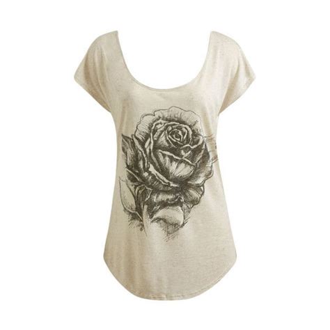 Rose Shirtail Tee Teen Clothing By Wet Seal 17 Liked On Polyvore