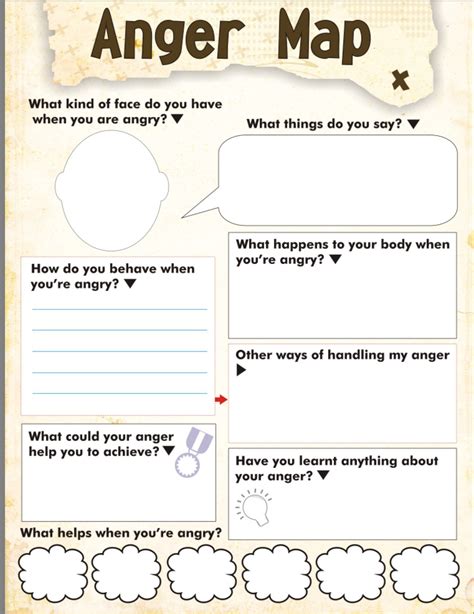 Anger Management Free Printable Worksheets Anger Management Worksheets