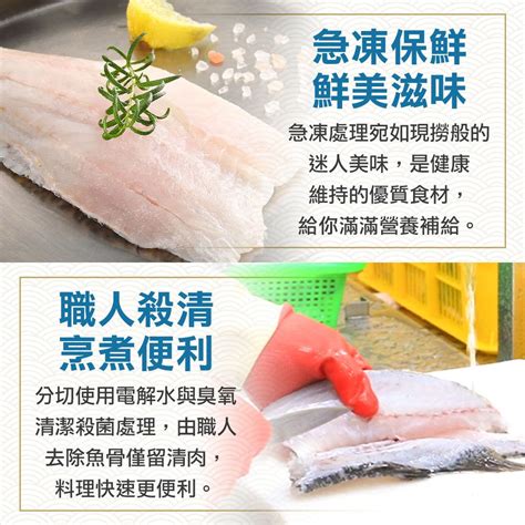 鮮凍金目鱸魚清肉排1片150g10片 Pchome 24h購物