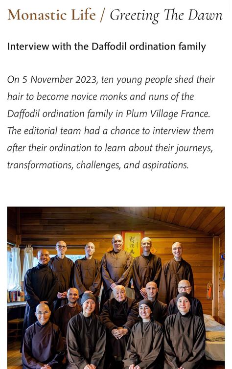 10 Young People Shed Their Hair To Become Novice Monks And Nuns At Plum Village France Read