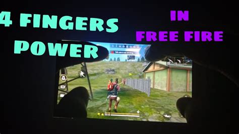 4 Finger Claw In Free Fire Very Fastest Moment And Reflection 4 Fingers Power Youtube