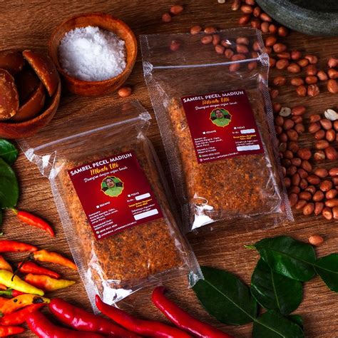 Jual Sambel Pecel Madiun Kacang Sangrai Mbah Uti Gram Shopee