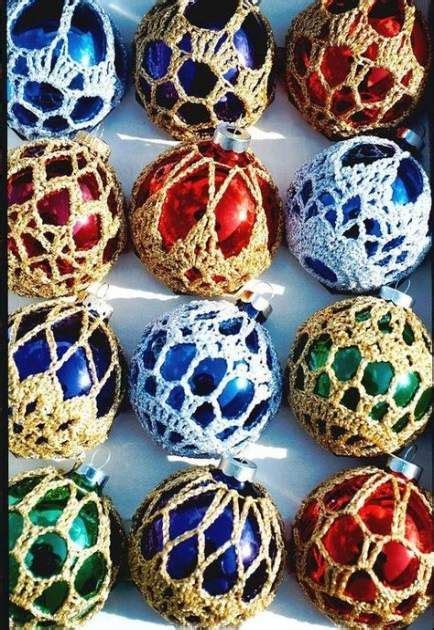 31 Ideas For Crochet Christmas Ball Covers Free Pattern Christmas