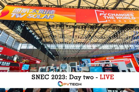 Snec 2023 Live Day Two Innovations In Pv Large Scale Ess Inverters