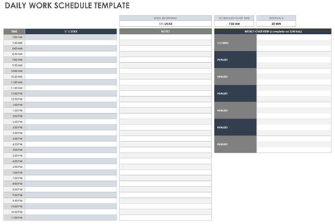 Free Printable Daily Calendar Templates Smartsheet 48 Off