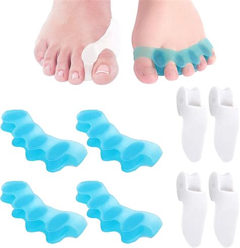 Zehenspreizer Silikon Hallux Valgus Zehenspreizer Paar Toe Separator