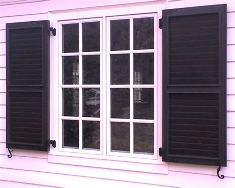 Wood Shutters For Exterior Windows Madison Art Center Design