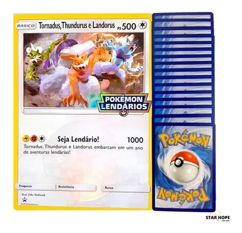 Carta Pokémon Tornadus Thundurus E Landorus Grande Jumbo