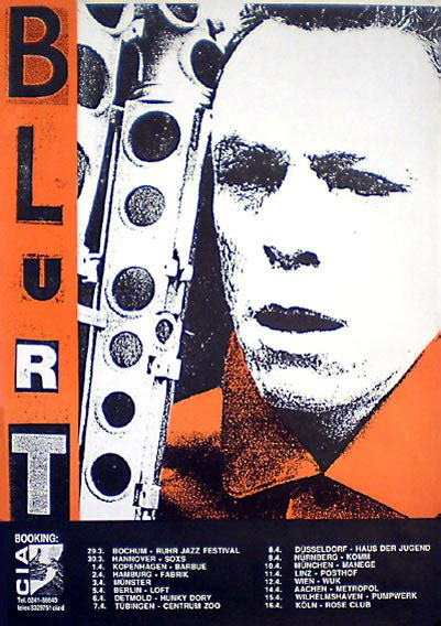 Blurt Postertreasures Your 1 St Stop For Original Concert And