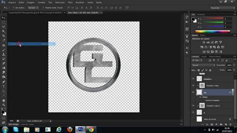 Tutorial Photoshop Cs6 Como Fazer Um Logotipo Youtube