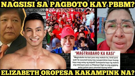 Elizabeth Oropesa Nagsisisi Na Sa Pag Boto Kay Pbbm Rendon Labador May