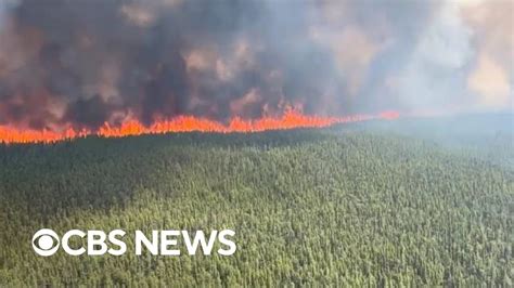 Videos Satellite Images Capture Canada Wildfires Raging Across