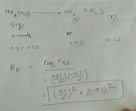 5 O Nhash Is Introduced In 3 0 Evacuated Task 327°c 30 Of The Solid Nano And H2s As Gases