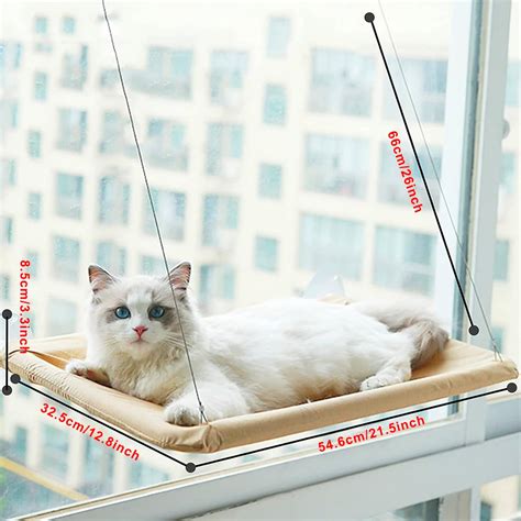 Clkhowl Asiento De Hamaca Para Ventana De Gato Cama Grande Para Hamacas