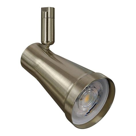 LUZ DESING Spot Cabezal Acero 709 Apto Led Gu10 Riel Movil Deco Moderno