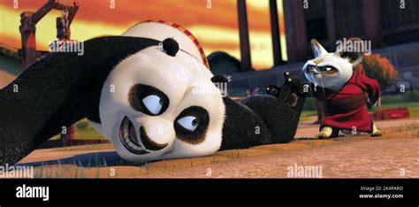 PO el oso panda el maestro Shifu KUNG FU PANDA 2008 Fotografía de