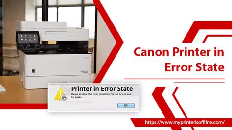 Canon Printer In Error State Solutions