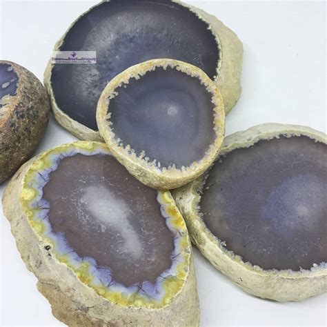 Enhydro Geode Water Agate Stones From Uruguay Amethyst Crystals