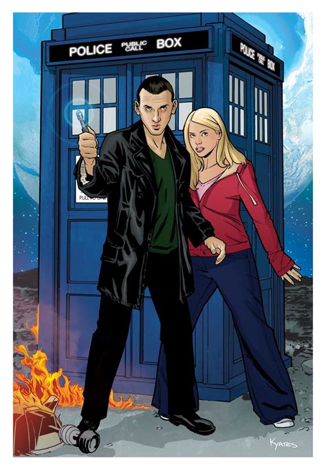 9th Doctor And Rose Doctor Who Art Doctor Who Doctor Who Fan Art