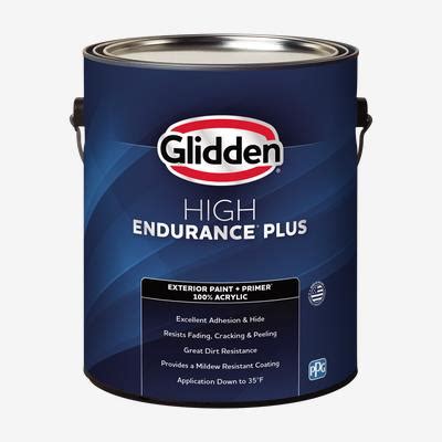 Glidden High Endurance Plus Exterior Paint + Primer - Professional ...