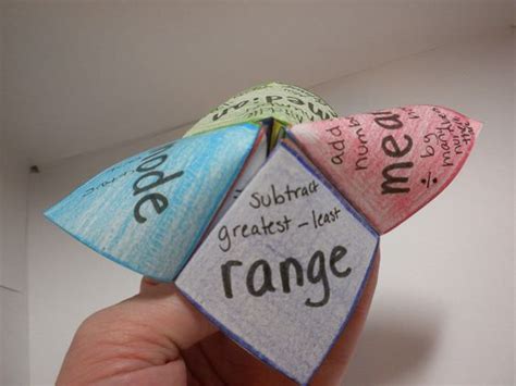 Educational Cootie Catcher - Ideas for DIY