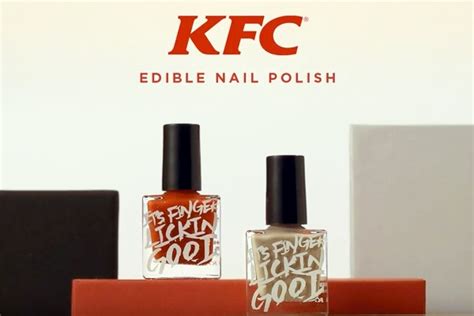 Kfc Launched Hot And Spicy Edible Nail Polish