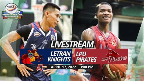 NCAA Season 97 Letran Knights Vs Lyceum Pirates Men S Basketball