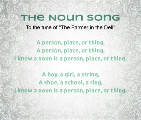 Proper And Common Nouns Song