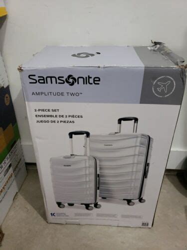 Samsonite Amplitude Piece Hardside Luggage Suitcase Spinner Set Ebay